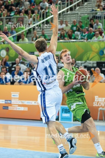 Petteri Koponen, košarkar; Zoran Dragić, košarkarEurobasket 2013, Slovenija – Finska