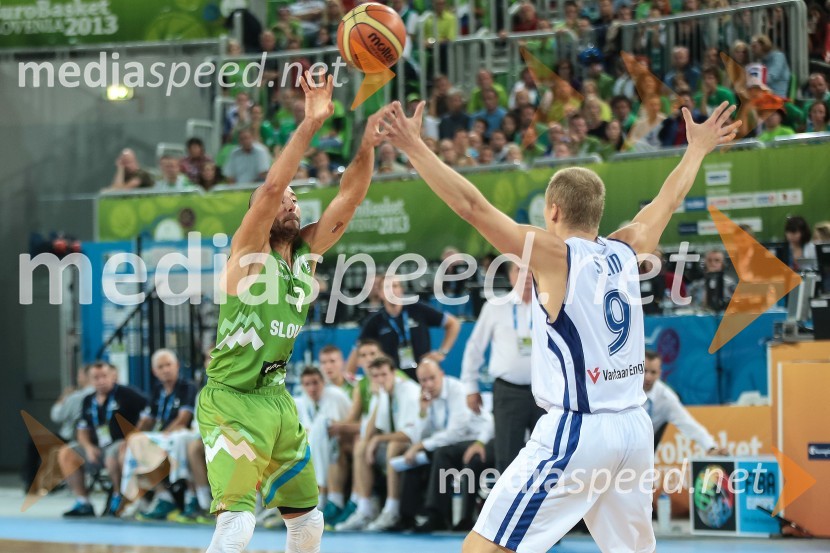 Nebojša Joksimović, košarkar;&nbsp;Sasu Salin, košarkarEurobasket 2013, Slovenija – Finska