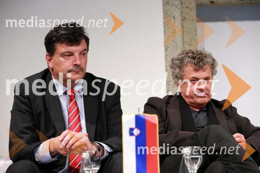 Dr. Peter Verlič, predsednik Koordinacijskega odbora za javni promet 
Ljubljanske urbane regije; prof. Janez Koželj, podžupan Mestne občine 
LjubljanaTrajnostna mobilnost v Ljubljanski urbani regiji, okrogla miza