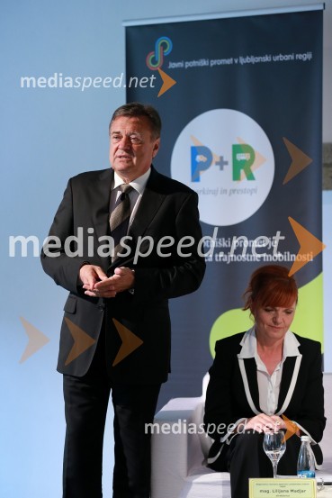 Zoran Janković, župan Mestne občine LjubljanaTrajnostna mobilnost v Ljubljanski urbani regiji, okrogla miza