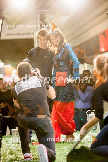 Maneken;&nbsp;Jana Koteska, manekenkaJesenska modna revija v Cityparku