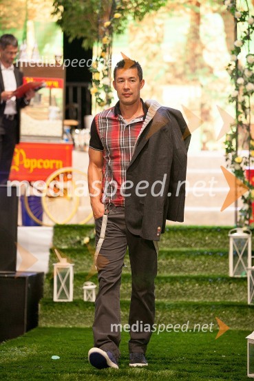 Taiji Tokuhisha, manekenJesenska modna revija v Cityparku