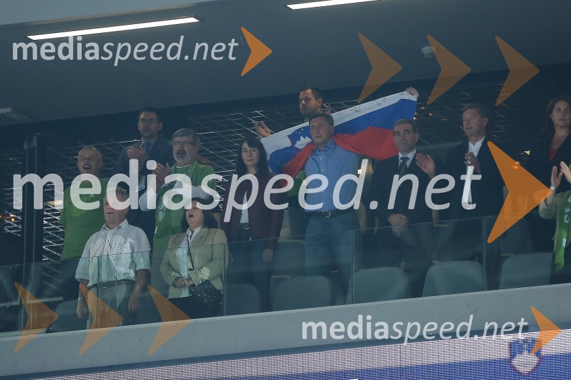 Borut Pahor, predsednik Republike SlovenijeEurobasket 2013, Slovenija - Ukrajina