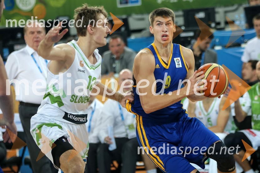 Zoran Dragić, košarkar;&nbsp;Oleksandr Lypovyy, košarkarEurobasket 2013, Slovenija - Ukrajina