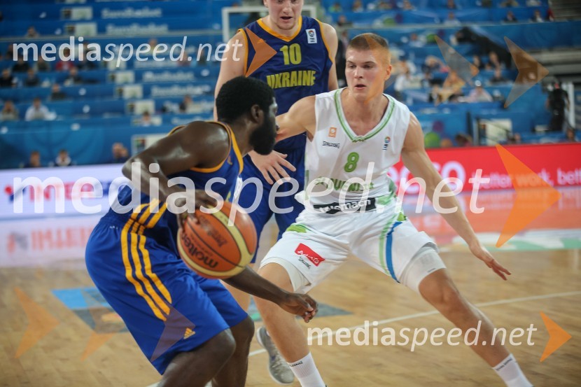 Eugene Jeter, košarkar; Edo Murić, košarkarEurobasket 2013, Slovenija - Ukrajina