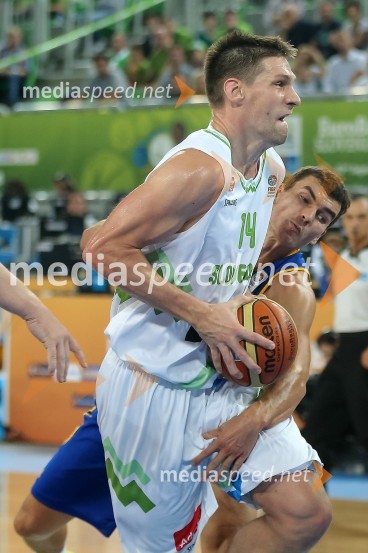 Gašper Vidmar, košarkar; ...Eurobasket 2013, Slovenija - Ukrajina