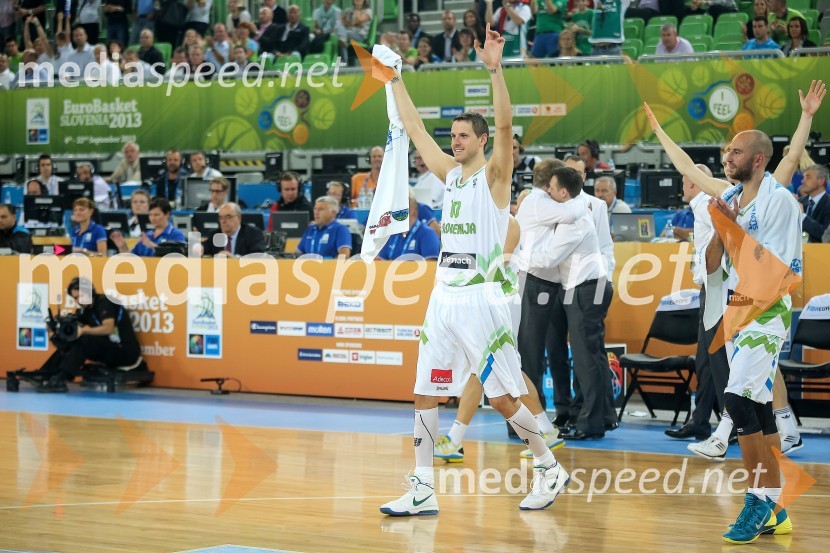 Boštjan Nachbar, košarkar; Nebojša Joksimović, košarkarEurobasket 2013, Slovenija - Ukrajina