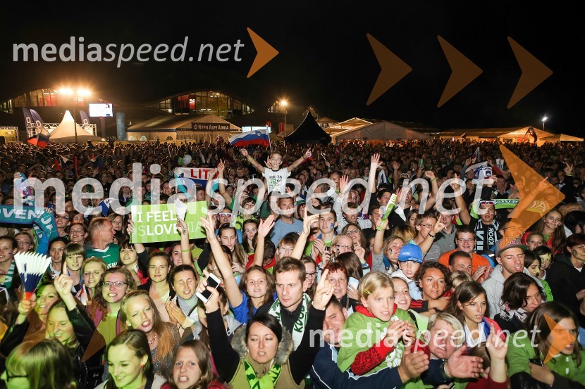 ObiskovalciEurobasket 2013, Slovenija - Ukrajina