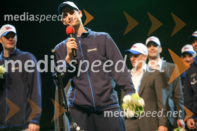 Jure Balažič, košarkarEurobasket 2013, Slovenija - Ukrajina