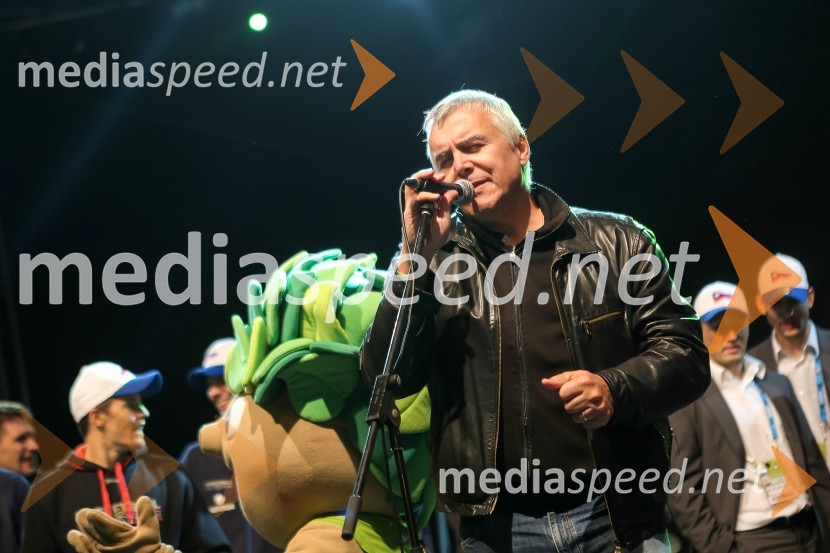 Zoran Predin, pevec&nbsp;Eurobasket 2013, Slovenija - Ukrajina