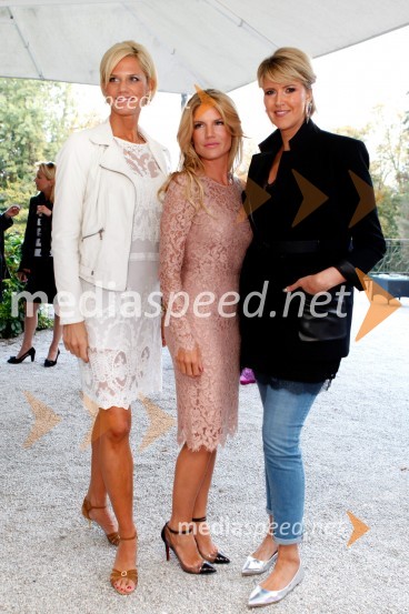 Nina Orel, podjetje Tomideli; Sanda Baler, solastnica Estetike Medartis, ustanoviteljica centra Estetika Medartis; Nina Suvorov, dr. medPrva obletnica centra Estetika Medartis