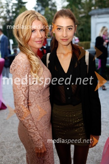 Sanda Baler, solastnica Estetike Medartis, ustanoviteljica centra Estetika Medartis; Zala RibičPrva obletnica centra Estetika Medartis