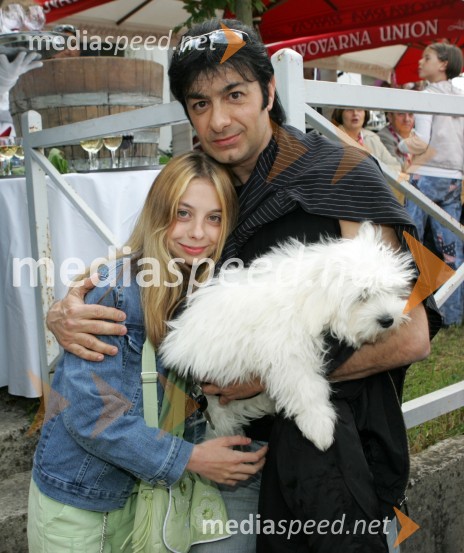 Zlatko Dobrič, pevec in hčerka EvaLady piknik