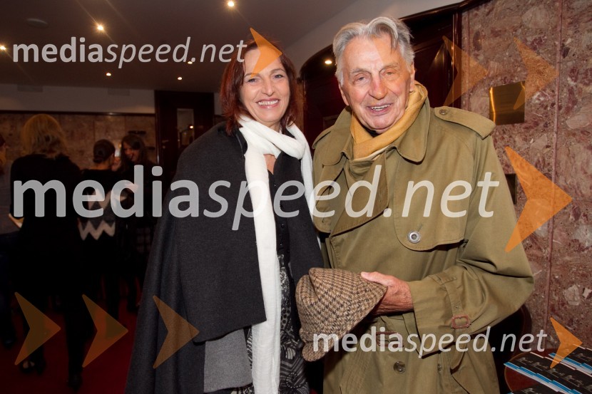 Majda Pintar; Demeter Bitenc, igralecPraznovanje, premiera predstave PG Kranj