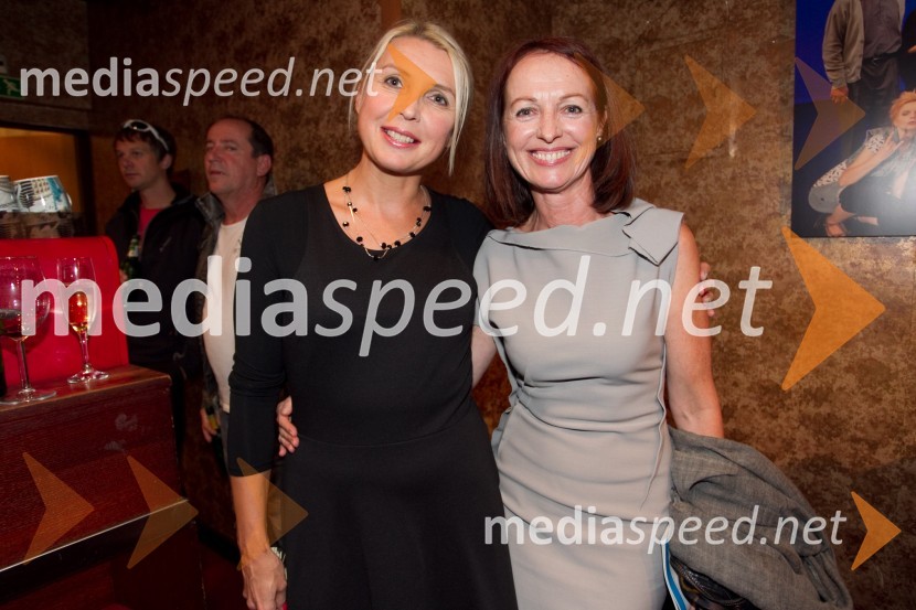Darja Reichman, igralka; Bernarda Oman, igralkaPraznovanje, premiera predstave PG Kranj