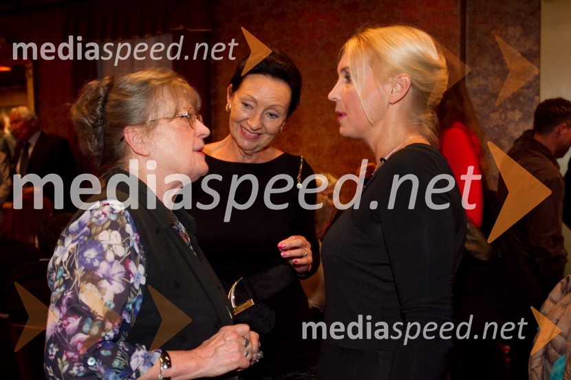 Jelka Reichman, ilustratorka; Darja Reichman, igralkaPraznovanje, premiera predstave PG Kranj