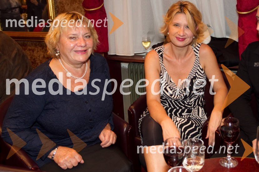 Zdenka Pernarčič; Vesna Pernarčič, igralkaPraznovanje, premiera predstave PG Kranj