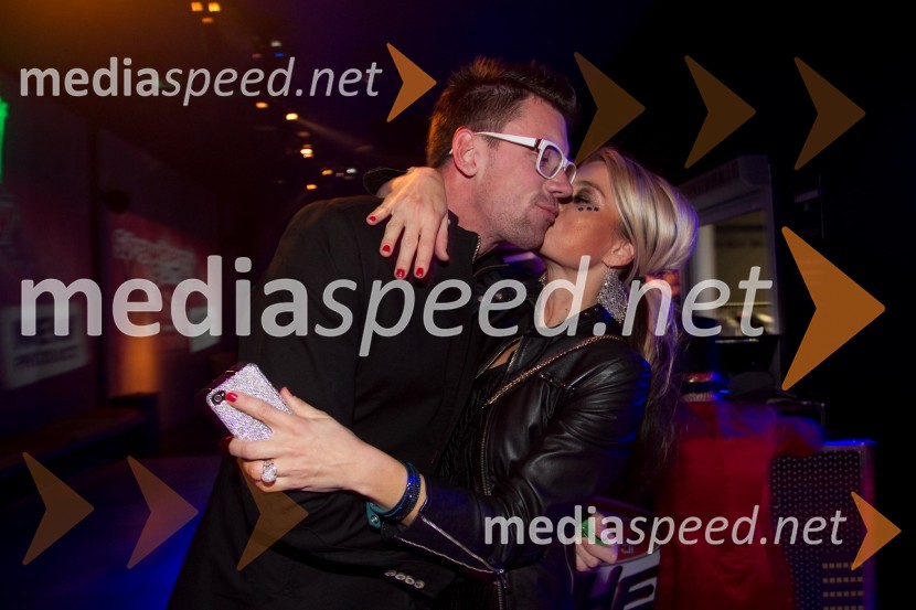 Domen Mavrič, Agencija AVI; Nina Vipotnik Mavrič, vodja marketinga v EmporiumuBlink after party