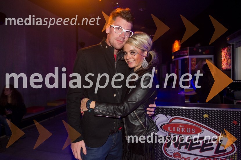 Domen Mavrič, Agencija AVI; Nina Vipotnik Mavrič, vodja marketinga v EmporiumuBlink after party