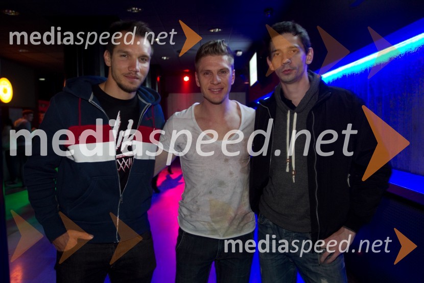 Peter Klinc, Mister Slovenije 2009; Erik Ferfolja, Mister Model Management; Matevž KlincBlink after party
