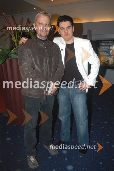 Emir Hadžihafisbegović in Armin Omerović, igralcaPremiera filma Armin v Cinestaru