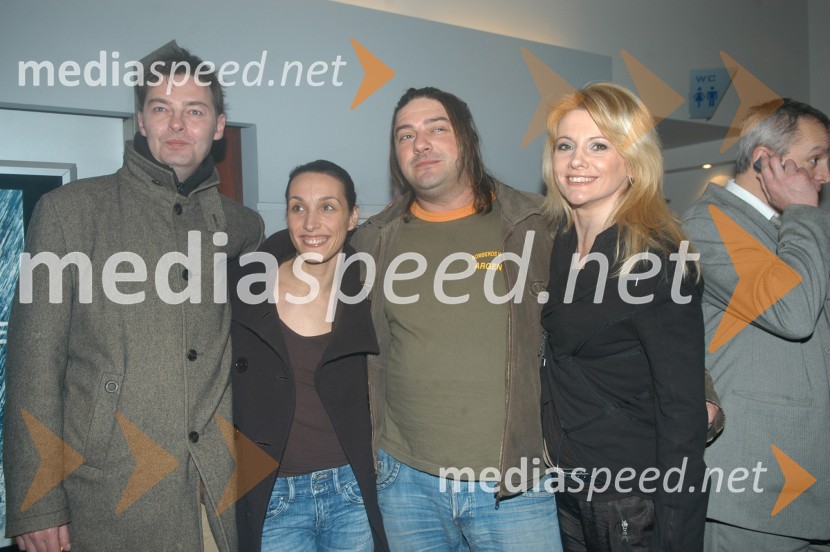 Lukas Nola, filmski režiser, Larisa Lipovac, plesalka in koreografinja in Goran Navojec, igralecPremiera filma Armin v Cinestaru