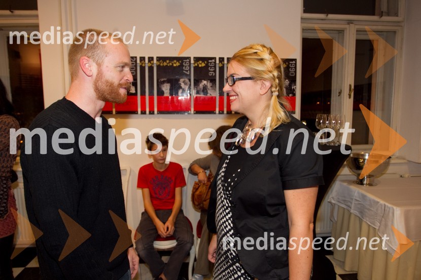 Rok Matek, igralec; Ivana Djilas, režiserkaPazi, Pika!, premiera predstave LGL