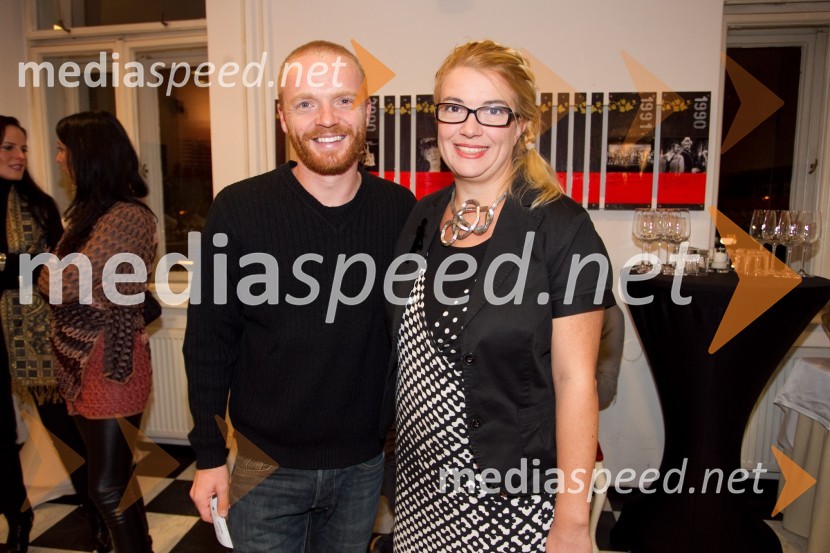 Rok Matek, igralec; Ivana Djilas, režiserkaPazi, Pika!, premiera predstave LGL