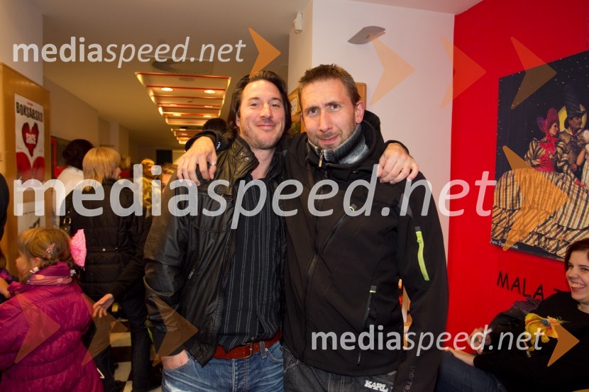 Jan Bučar, igralec; Iztok Lužar, igralecPazi, Pika!, premiera predstave LGL