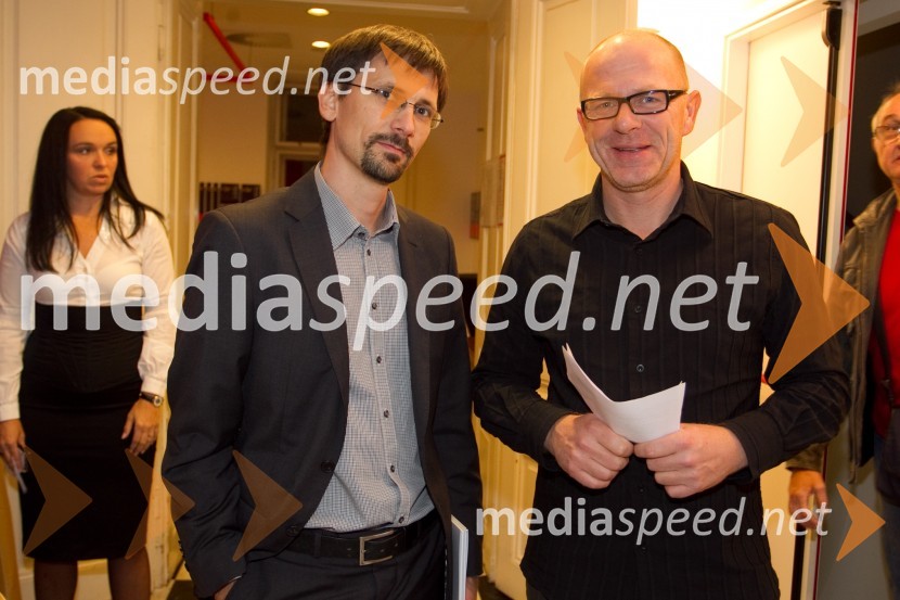 Gašper Troha, ministrstvo za kulturo;  Uroš Korenčan, direktor LGLPazi, Pika!, premiera predstave LGL