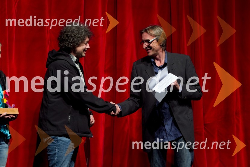 Brane Vižintin, igralec; Matjaž Župančič, režiserPazi, Pika!, premiera predstave LGL