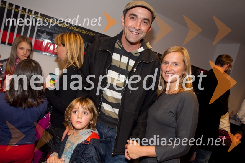 Taras, Vito Rožej, igralec; Ajda Rooss, umetniška vodja LGLPazi, Pika!, premiera predstave LGL