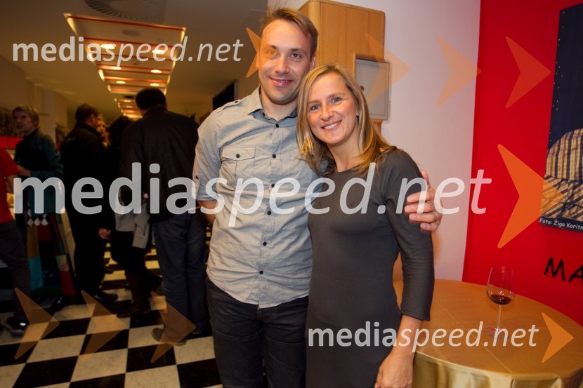 Rok Kunaver, igralec; Ajda Rooss, umetniška vodja LGLPazi, Pika!, premiera predstave LGL