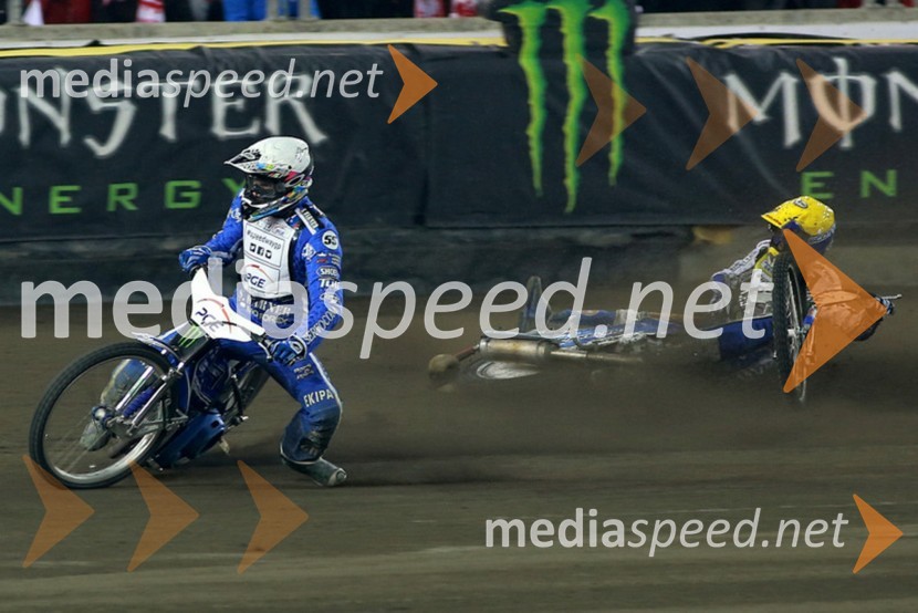 Matej Žagar (Slovenija);&nbsp;Nicki Pedersen (Danska)Speedway VN Poljske