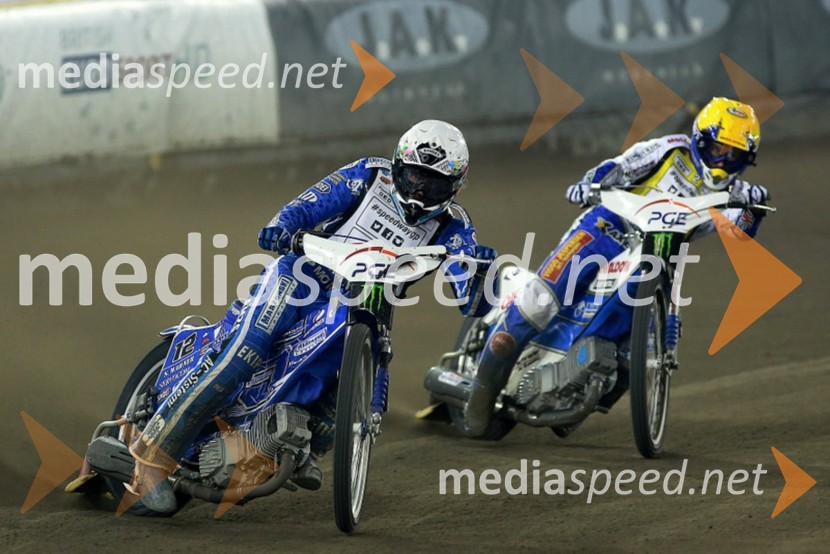 Matej Žagar (Slovenija);&nbsp;Nicki Pedersen (Danska)Speedway VN Poljske