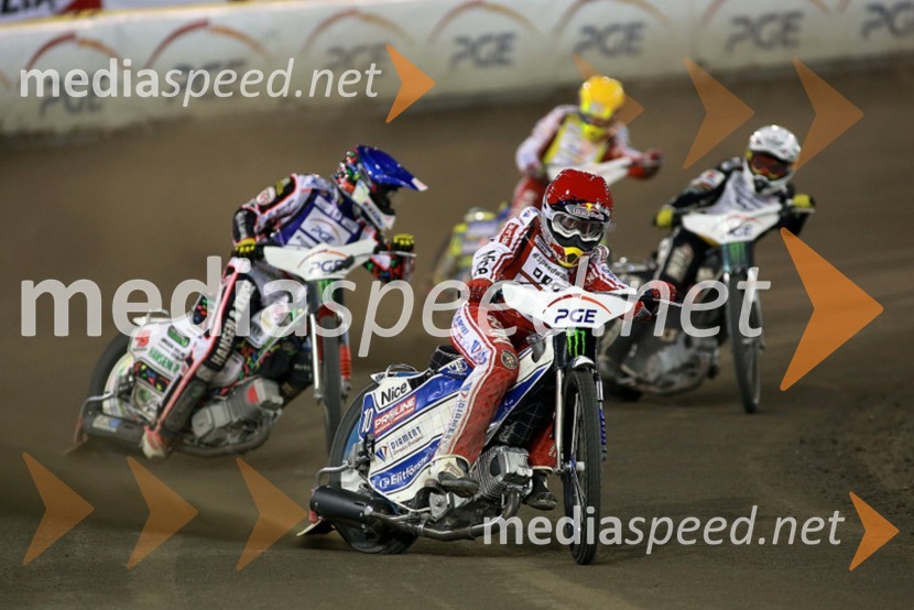 Niels Kristian Iversen (Dan); Jaroslaw Hampel (Pol); Krzysztof Kasprzak (Pol); Tai Woffinden (VB)Speedway VN Poljske