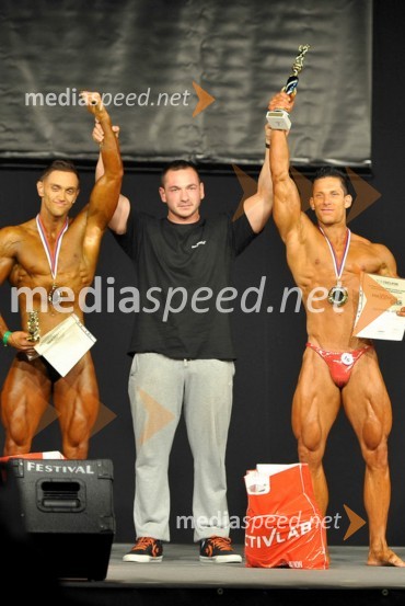 Denis Tomc; ...; Aleksander KošmrlMaxximum Open 2013: bikini, fitness in bodybuilding