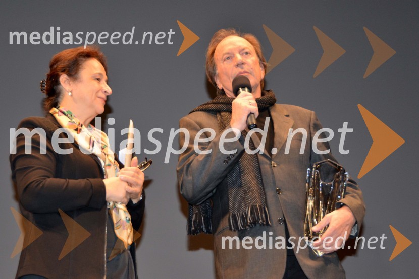 Jelka Stergel, programska direktorica FEMF; Goran Paskaljević, režiser4. Festival evropskega in mediteranskega filma