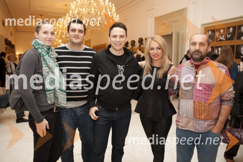 …, Dario Karačič, CeDePe Zagreb; Peter Zorič, Probanka; Lidija Šestak Zorič, predsednica društva Sonček; ...Razstava src, gledališka predstava
