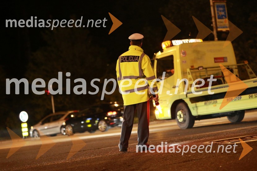 PolicistPrometna nesreča v Mariboru