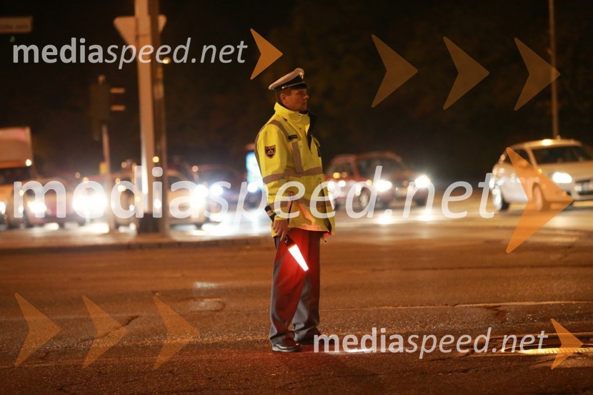 PolicistPrometna nesreča v Mariboru