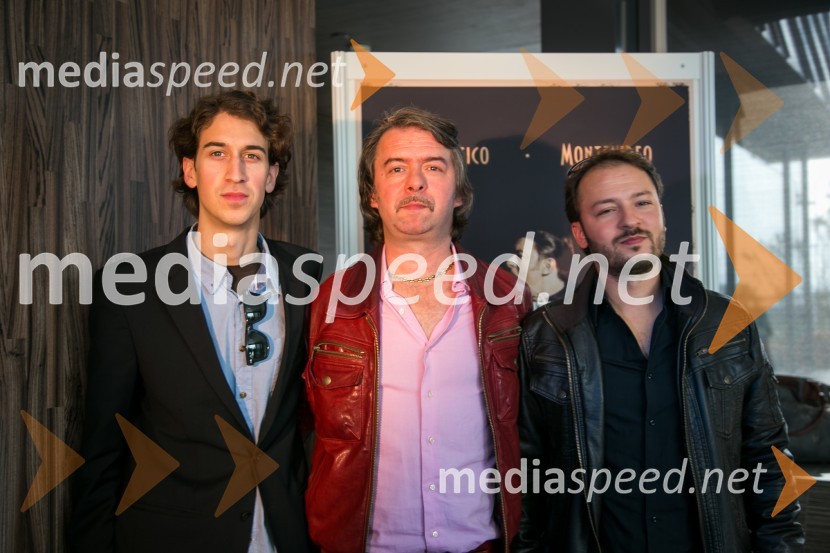 Matija Krečič, glasbenik; Robert Pešut Magnifico, glasbenik; Aleksander 
Pešut - Schatzi, glasbenikMagnifico predstavlja nov album - Montevideo, bog te video