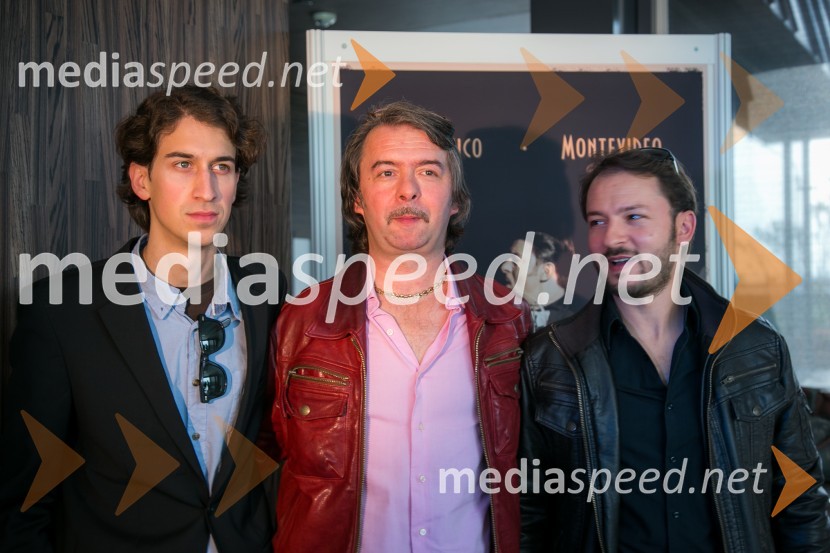 Matija Krečič, glasbenik; Robert Pešut Magnifico, glasbenik; Aleksander 
Pešut - Schatzi, glasbenikMagnifico predstavlja nov album - Montevideo, bog te video