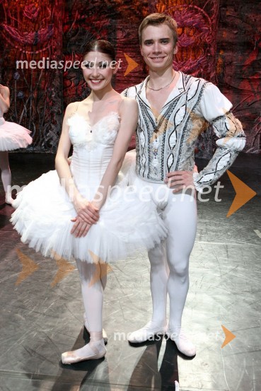 Ana Ivanova in Kiril Radiv, baletnikaBaletna predstava Labodje jezero z baletniki Bolšoj teatra