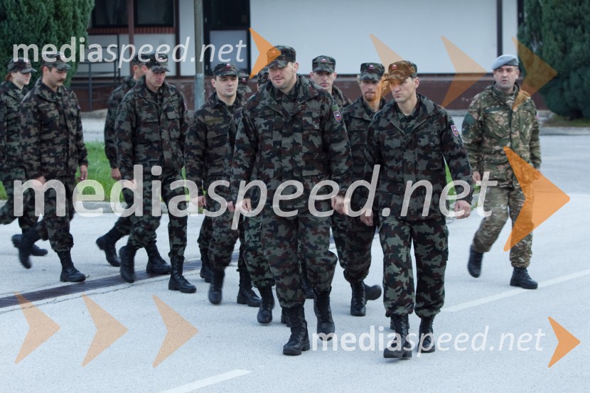 Športniki na usposabljanju v vojašnici Boštjana KekcaVrhunski slovenski športniki na usposabljanju v vojski, Bohinjska Bela