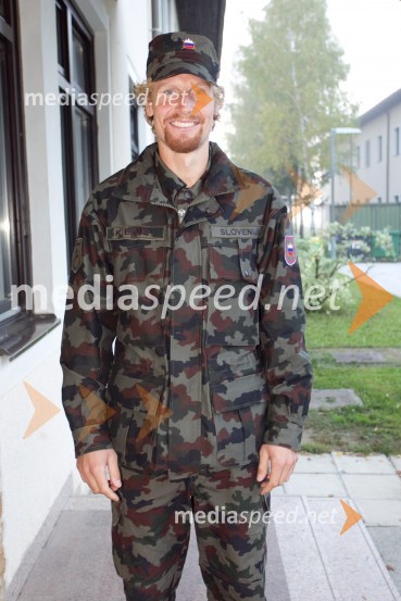 Klemen Bauer, biatlonVrhunski slovenski športniki na usposabljanju v vojski, Bohinjska Bela