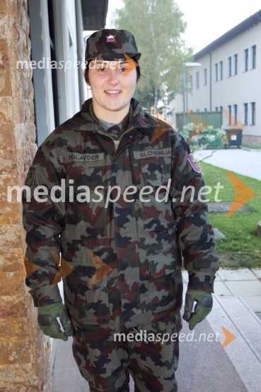 Lucija Polavder, judoistkaVrhunski slovenski športniki na usposabljanju v vojski, Bohinjska Bela