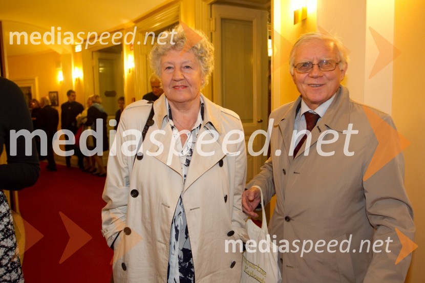 Jana Sodja; soprog Lovro Sodja, predsednik Društva slovensko-avstrijskega prijateljstvaTrnuljčica, premiera baleta