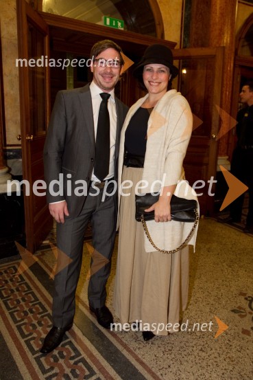 Darko Vidic, član Slovenskega okteta; Nuška Drašček, pevkaTrnuljčica, premiera baleta