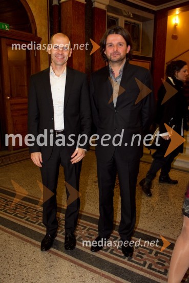 Dr. Uroš Grilc, minister za kulturo; Peter Sotošek Štular, ravnatelj SNG Opera in balet LjubljanaTrnuljčica, premiera baleta